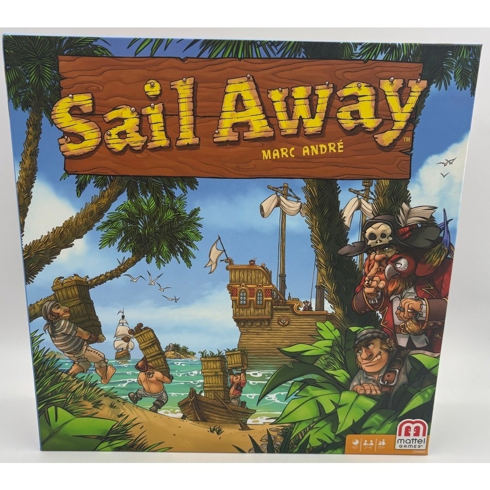 Sail Away Board‎ Game Marc Andre Mattel Games 2016 Never Played